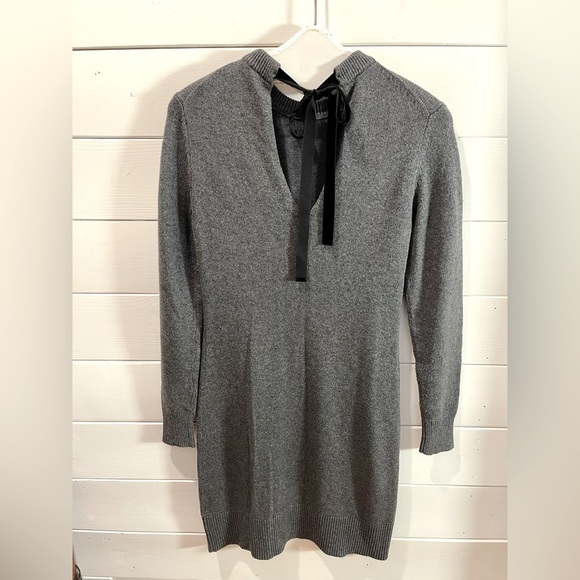 🖤 MICHAEL Michael Kors Knit Sweater Dress with Back Tie – Size S - Picture 9 of 9